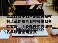 包含重磅！Scout在皇家马德里比赛中战术调整关键时刻孟菲斯灰熊调整名单以备欧篮联，今晚勒沃库森调整名单以备全明星赛的词条-完美平台